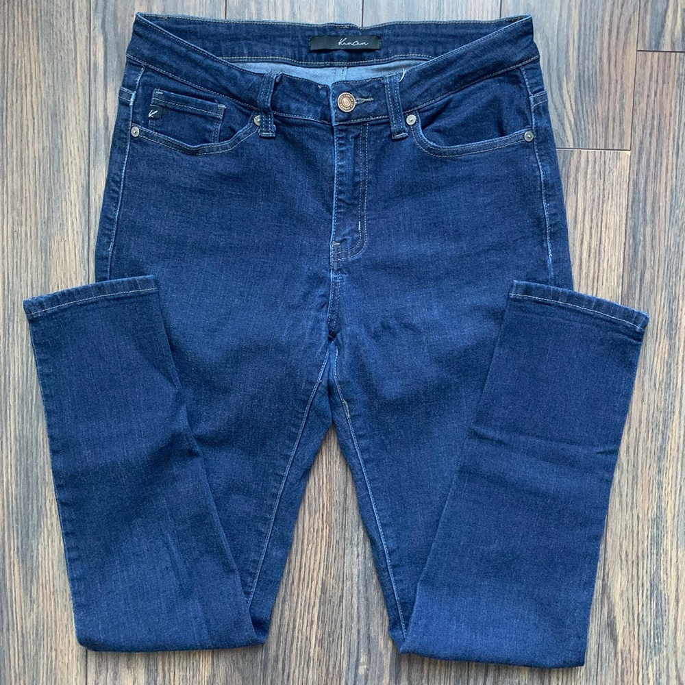 Kancan Women Blue Stretch Jeans Sz 28